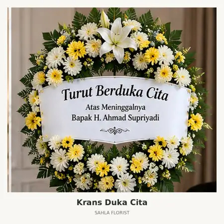 Krans Bunga Duka Johar Baru